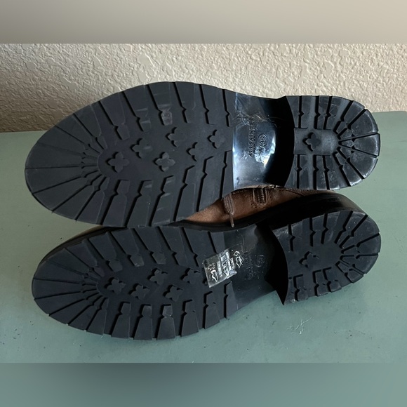 All Saints Brown Lira Suede Hiker Boots Lace Up Ankle Boots Shoes 39 - Picture 4 of 11